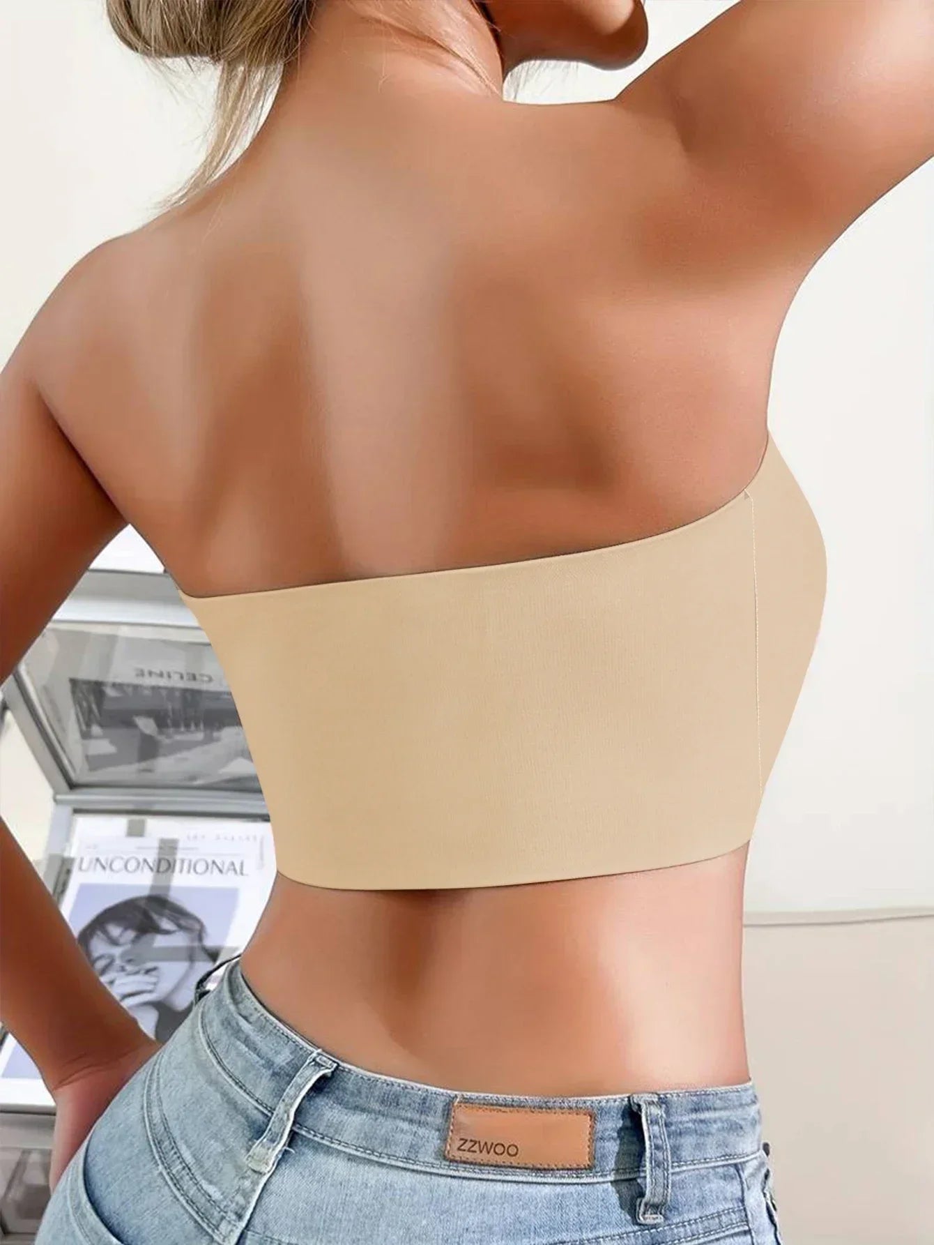 DivineCurve™ Seamless Front Button Strapless Bra