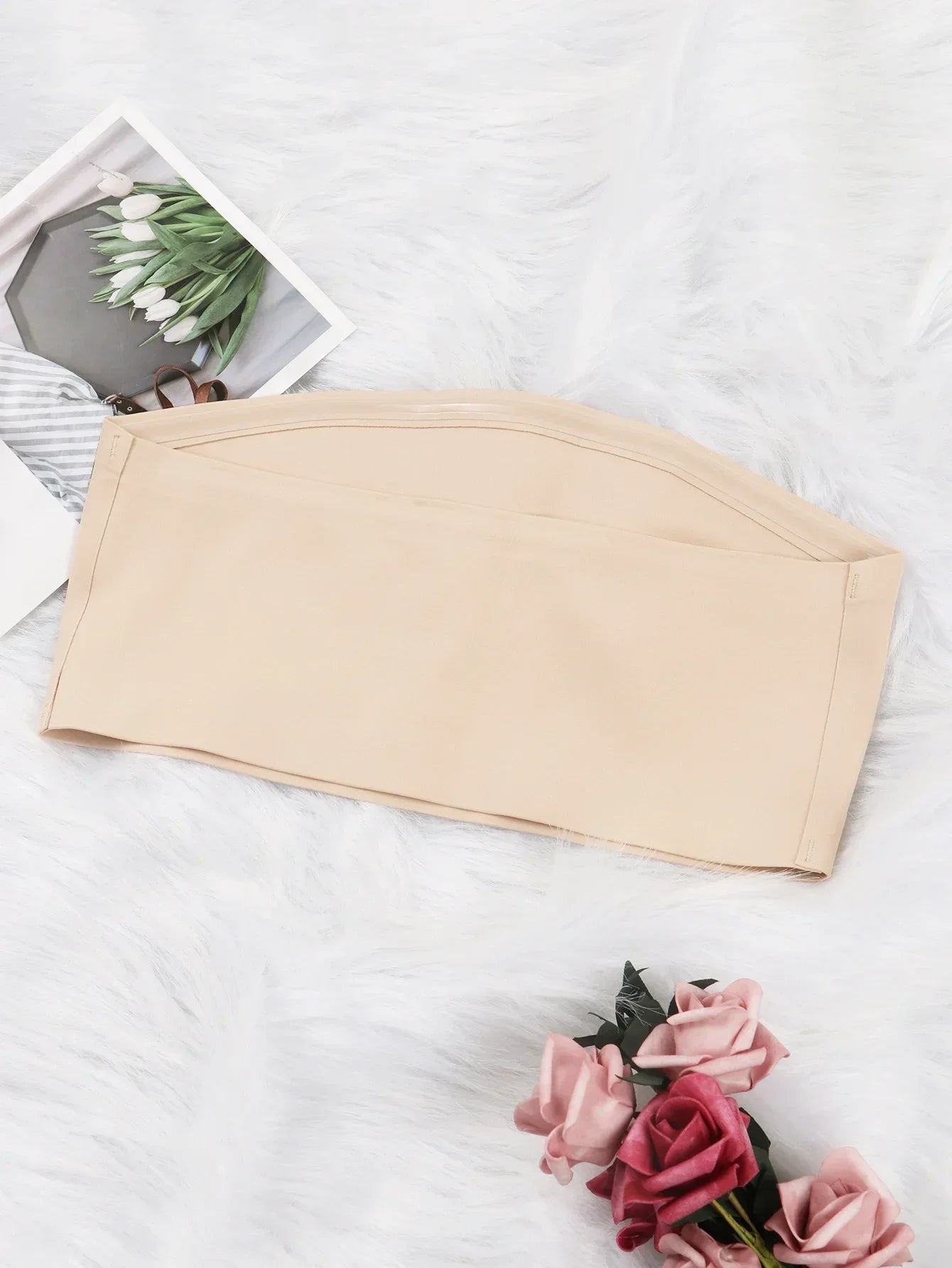 DivineCurve™ Seamless Front Button Strapless Bra
