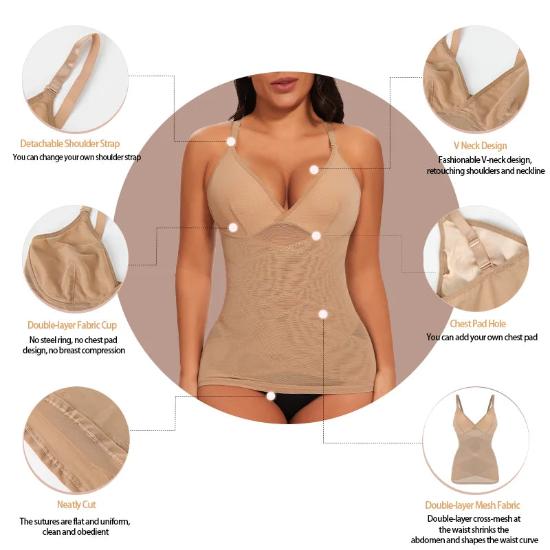 DivineCurve™ Women’s V-Neck Compression Top