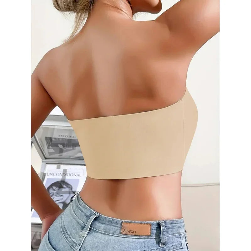 DivineCurve™ Seamless Front Button Strapless Bra