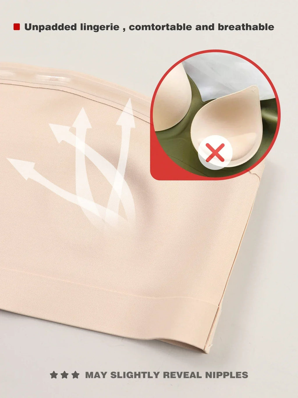 DivineCurve™ Seamless Front Button Strapless Bra